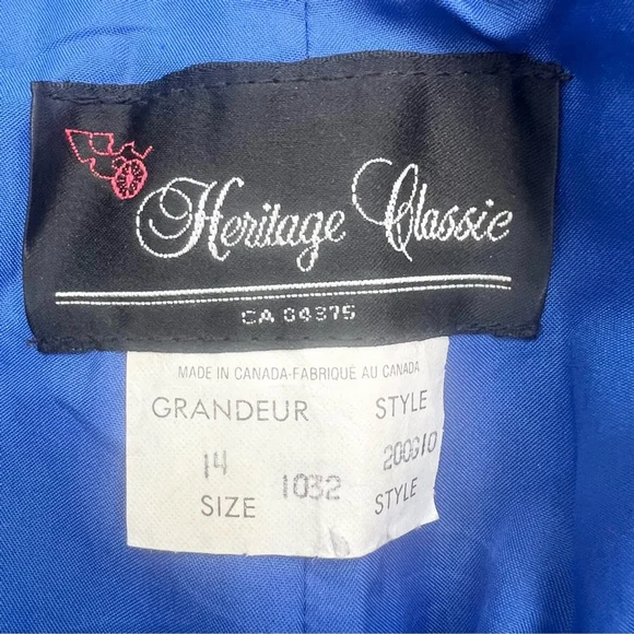 Vintage 80s genuine leather blue padded shoulder batwing bomber pant suit set 14 - Picture 14 of 17